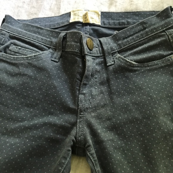 Current/Elliott Denim - Current Elliott Stiletto polka dot skinny jean